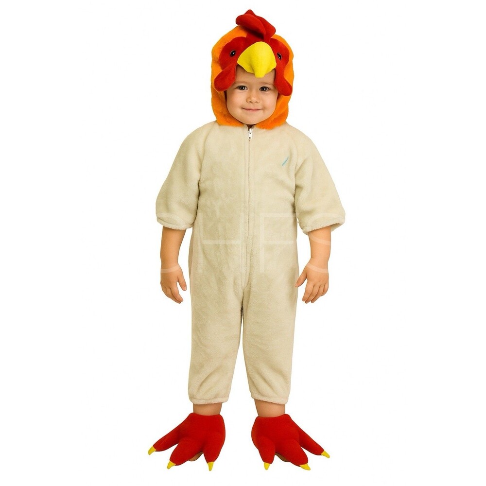Vintage 1999 Enchantment BATTAT Rooster Costume Halloween Kids Size Medium 4-6